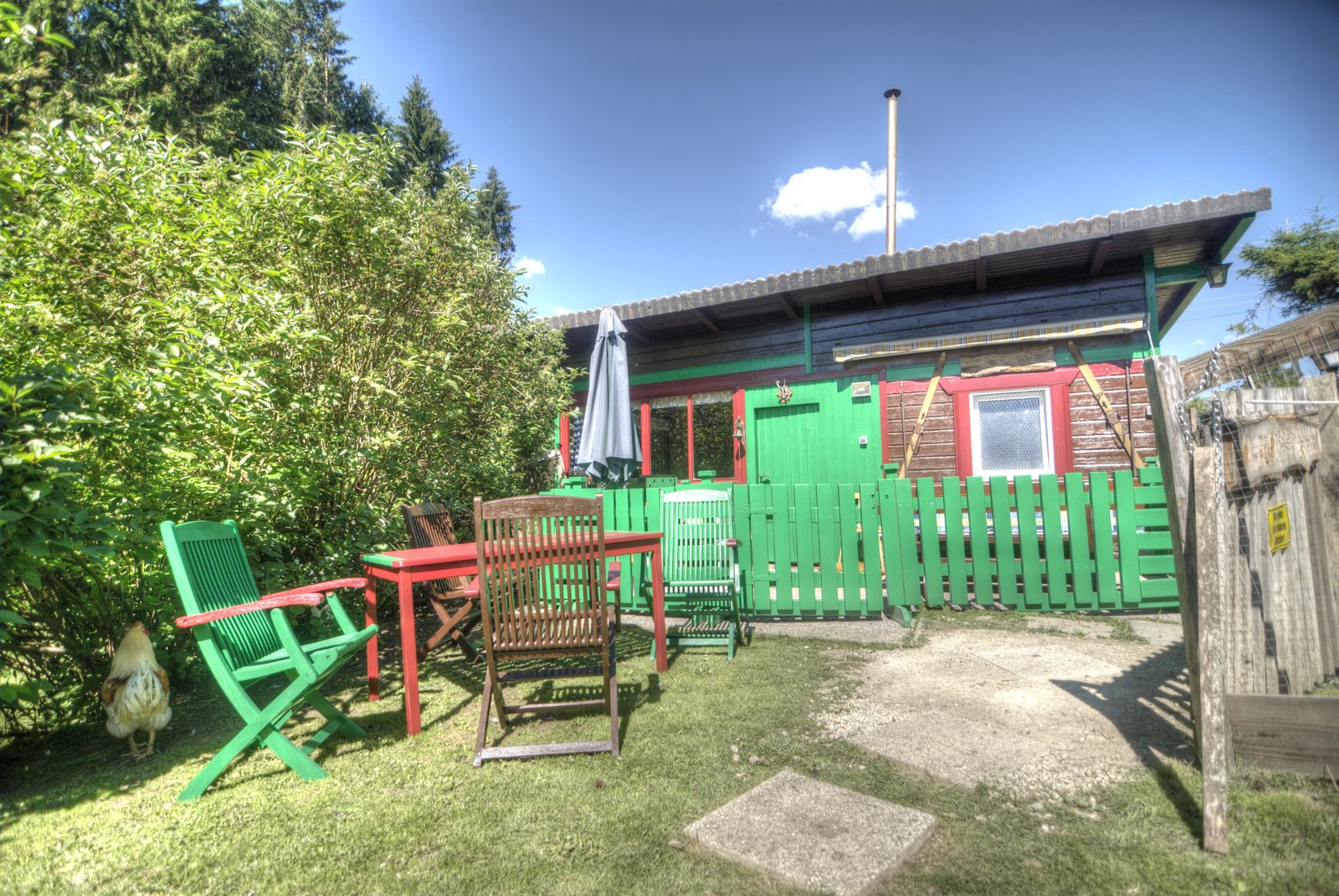 Grillhütte Abend